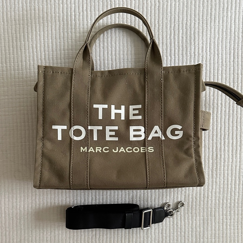 Marc Jacobs Canvas Tote Bag - Medium - Slate Green